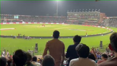 Angry Pakistan Cricket Team Fans Shout 'Parchi, Parchi' Slogans in Lahore During Green Shirts' Dismal Show Against England in the Final T20I (Watch Video)