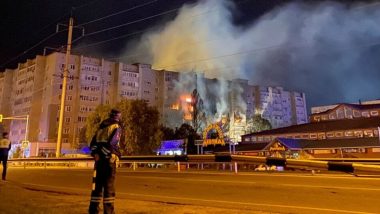 Russia Plane Crash: Death Toll Rises to 14 After Russian Warplane Crashes Into Apartment Building (Watch Video)