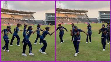 Sri Lanka Women’s Cricket Team's Victory Dance Video is So Refreshing That You Will Watch it on Loop, Check How Players Celebrated Win Over Pakistan in Women's Asia Cup 2022 Semi-Final