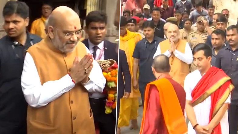 Video: Home Minister Amit Shah Offers Prayers at Kamakhya Temple in Guwahati