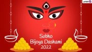 Vijayadashami 2022 Wishes & Subho Bijoya HD Images: WhatsApp Messages, SMS, Photos, Quotes and Greetings To Send Ahead of Durga Visarjan