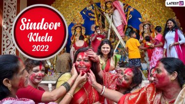 When Is Sindoor Khela 2022? Know All About the Date, History, Significance and Rituals of the Festival Celebrated on Vijayadashami