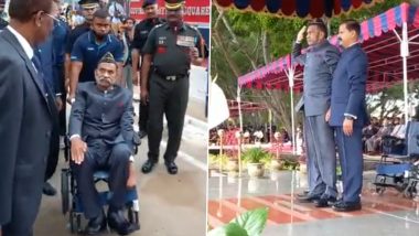 Video: Sub Major Swamy, Who Instructed 7 Indian Army Generals, Felicitated on His 100th Birthday; Anand Mahindra Says ‘Goosebumps When He Saluted’
