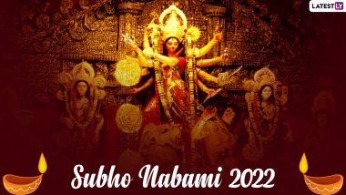 Maha Navami 2022 Messages & Status: Subho Nabami Greetings, Maa Durga HD Images, Quotes, SMS and Wishes To Celebrate the Festive Occasion (Watch Video)