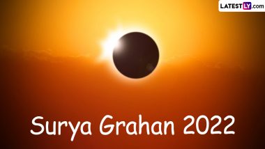 Surya Grahan 2022 Sutak Time in India: Know About The Solar Eclipse of October 25, Its Visibility and More