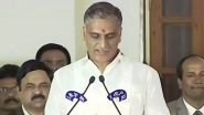 Telangana: Eight New Medical Colleges in State From Academic Year 2022&ndash;23, Says Health Minister T Harish Rao