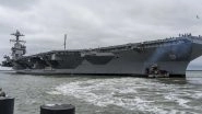USS Gerald R Ford, American Aircraft Carrier, Deployed in Atlantic