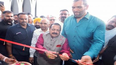 Haryana: Union Minister Dr Jitendra Singh Inaugurates 'The Great Khali' Wellness Centre in Karnal