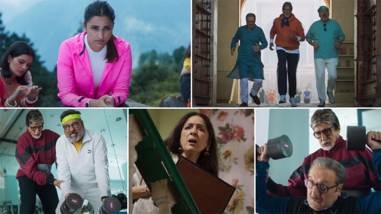 Uunchai Song Arre Oh Uncle: Amitabh Bachchan, Anupam Kher and Boman Irani Prep for Their Mt Everest Mission in This Inspiring Track! (Watch Video)