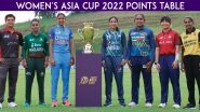 Women&rsquo;s Asia Cup 2022 Points Table Final Update: India, Pakistan, Sri Lanka, Thailand Qualify for Semifinals