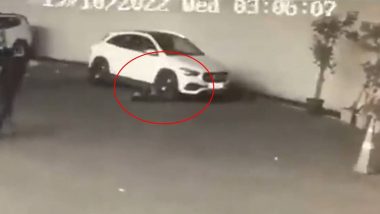 Kamal Kishore Mishra Tries To Kill Wife With His Car: Mumbai Police Hunt For Filmmaker Seen Running Over Angry Wife in Viral Video