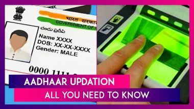 Aadhaar Numbers Older Than 10 Years Need To Be Updated; Here’s How You Can Update Online & Offline