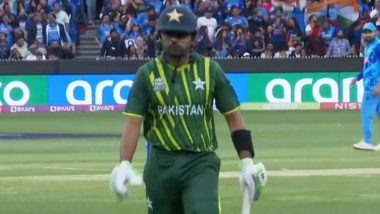 Babar Azam Dismissal Video Highlights: Watch Adil Rashid Remove Pakistan Skipper During PAK vs ENG T20 World Cup 2022 Final