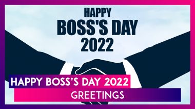 Happy Boss’s Day 2022 Greetings and Wishes To Thank Your Bosses for Their Invaluable Contribution