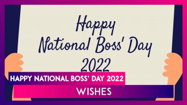 Happy National Boss Day 2022 Wishes and Messages To Share With Your Bosses To Truly Appreciate Them