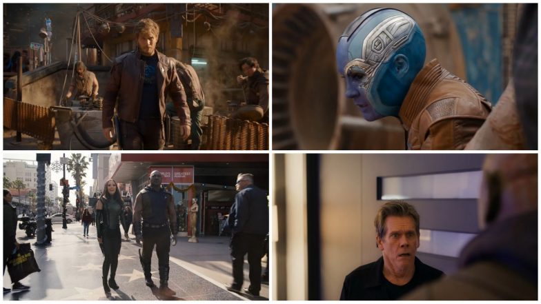 Guardians of the Galaxy Holiday Special Trailer: Drax and Mantis Try Getting Kevin Bacon For Chris Pratt's Star-Lord In James Gunn's Marvel Special! (Watch Video)