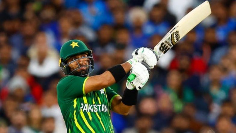 Iftikhar Ahmed Scores Half-Century, Smashes Axar Patel for 21 Runs in One Over As Pakistan Fightback After Early Wickets in IND vs PAK T20 World Cup 2022