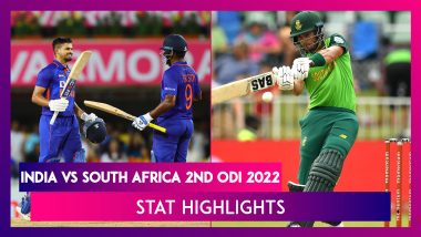 IND vs SA 2nd ODI 2022 Stat Highlights: Shreyas Iyer Helps India Level Series