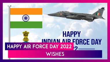 Indian Air Force Day 2022 Wishes To Honour Our Brave Air Force Personnel on This Special Day