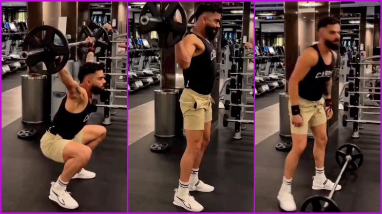 Virat Kohli Hits Gym Ahead of India vs Western Australia XI Warm up Match, Shares Video Captured by 'Bhau' Suryakumar Yadav