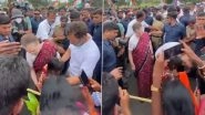 Video: Sonia Gandhi, Rahul Rescue Girl After She Falls During Bharat Jodo Yatra
