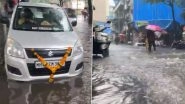 Thane Rains: Waterlogging in Several Parts Due to Incessant Heavy Rainfall, Yellow Alert for Next 5 Days (Watch Video)