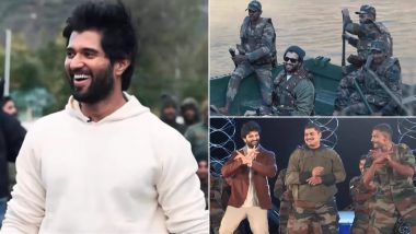 Vijay Deverakonda Spends Time With Indian Army in Uri; Calls Them Khuda Ke Bande (Watch Video)