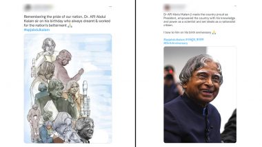 APJ Abdul Kalam Birth Anniversary 2022 Greetings: Netizens Share Wishes, Videos, Encouraging Quotes and Thoughts To Honour The Missile Man of India