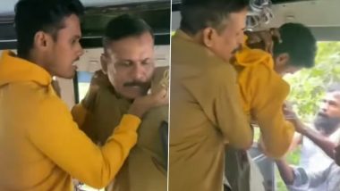 Video: Ugly Fight Breaks Out Inside Bus After Commuter Sits on Seat Reserved For Women, Conductor and Driver Throw Him Out