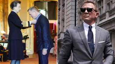 Daniel Craig Receives Same Royal Honour As His On-Screen Avatar James Bond by Princess Anne