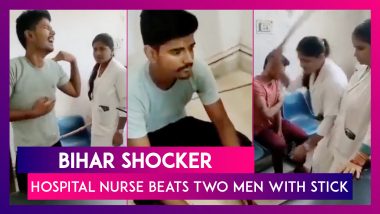 Bihar Shocker: Hospital Nurse Beats Two Men With A Stick For Making Video Of Poor Management