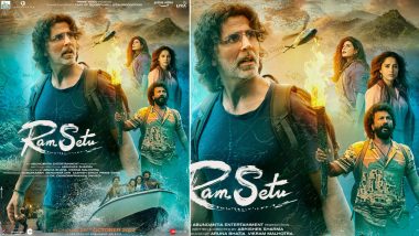 Ram Setu: Akshay Kumar Drops New Posters from the Film That He Worked on With the Team