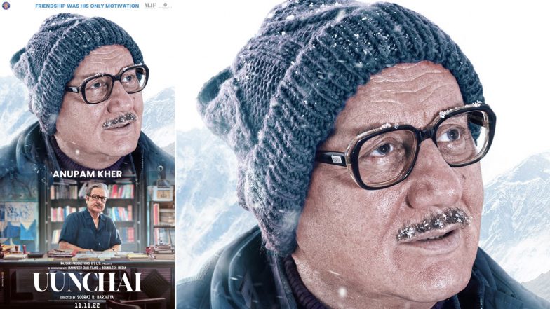 Uunchai: Anupam Kher’s Look as Om Sharma from Sooraj Barjatya’s Film Unveiled (View Poster)