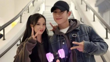 Jung Hae In Attends His ‘Snowdrop’ Co-Star Jisoo’s BLACKPINK Concert and Matches Brown Hoodie With Her (View Pic)