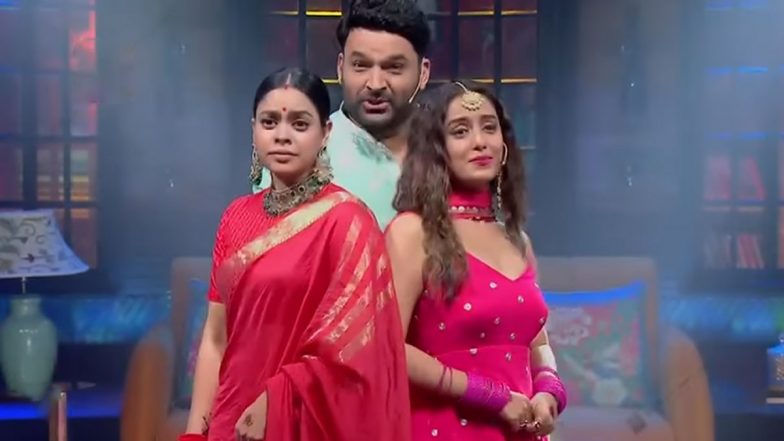 The Kapil Sharma Show: Sumona Chakravarti and Srishty Rode Are Fighting for Their Kappu in This Karwa Chauth Special (Watch Video)