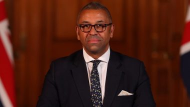 James Cleverly Remains as Britain's Foreign Minister in New UK PM Rishi Sunak's Cabinet