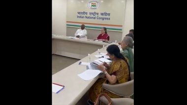 Gujarat Assembly Elections 2022: Congress President Mallikarjun Kharge Chairs Party’s Central Election Committee Meeting To Finalise Candidates for Upcoming Polls