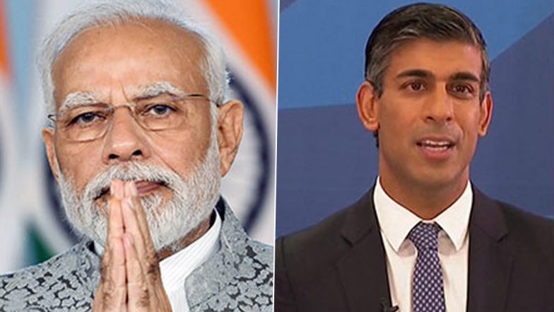 PM Narendra Modi Holds Talks With UK PM Rishi Sunak, Agrees on Early Conclusion of Free Trade Agreement