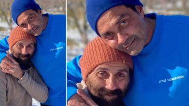 Sunny Deol Turns 66: Bobby Deol Wishes 'Bhaiya' on His Birthday With an Adorable Pic!