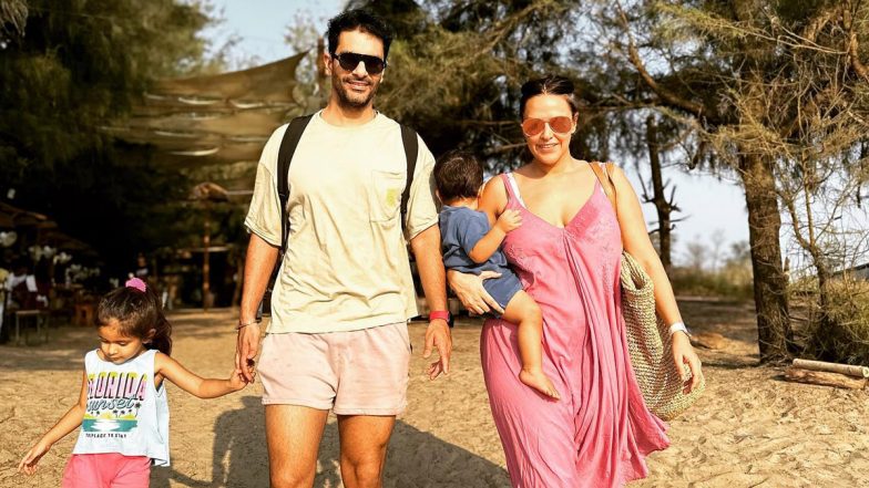 Neha Dhupia's 'This is Us' Picture With Angad Bedi and Kids From Her Goa Vacation Gives Major Family Goals (View Pic)