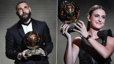 Ballon d'Or 2022 Winner Name: Karim Benzema, Alexia Putellas Win Top Awards