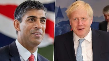 Rishi Sunak Praises Boris Johnson’s Leadership After He Pulls Out of UK PM Race, Says Former PM Led Britain Through ‘Some of the Toughest Challenges’