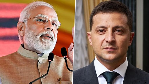 PM Narendra Modi Speaks to Ukraine President Volodymyr Zelenskyy