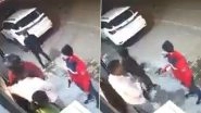 Video: Three Bike-Borne Men Rob SUV at Gunpoint on National Highway-8 Near Delhi Cantonment (Video)
