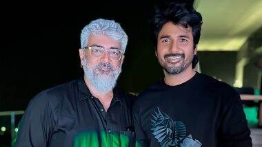 Sivakarthikeyan Poses With Ajith Kumar for a Cool Pic, Says ‘Another Meeting With Sir To Cherish for Life’