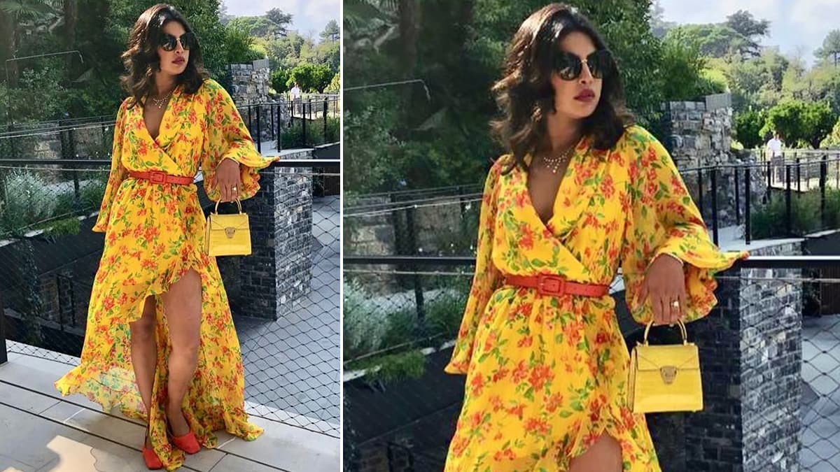 Priyanka Chopra is Obsessed with Floral Prints, Proof in Pics! | 👗 LatestLY