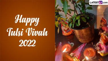 Happy Tulsi Vivah 2022 Wishes & Messages: Observe the Holy Marriage Ceremony of Maa Tulsi and Lord Vishnu by Sending WhatsApp Greetings, Quotes, HD Images and Wallpapers to Loved Ones