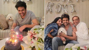 Kartik Aaryan Turns 32! Actor Thanks His Parents for Giving Him the Sweetest Birthday Surprise (View Pics)