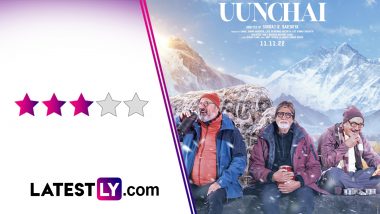 Uunchai Movie Review: Amitabh Bachchan, Anupam Kher and Boman Irani's Film Celebrates Friendship in Heartwarming Manner! (LatestLY Exclusive)