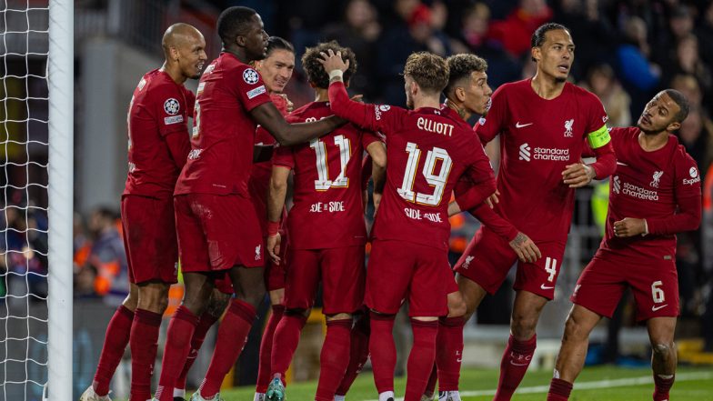 Liverpool 2-0 Napoli, UEFA Champions League 2022-23: Mo Salah, Darwin Nunez Score But Reds Fail To Top Group A (Watch Goal Video Highlights)